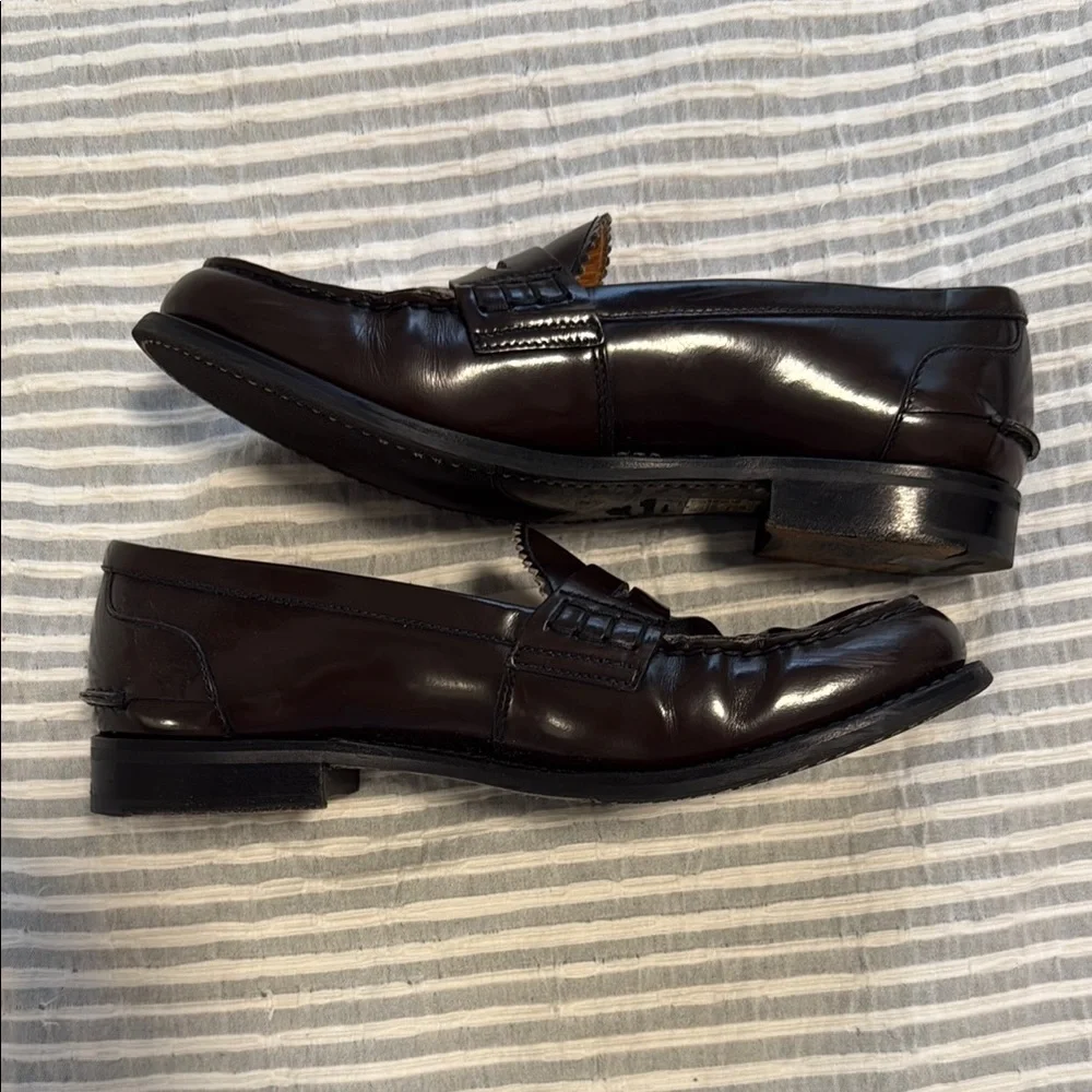 Church’s Pembrey Brown Leather Loafers 6 - Picture 6 of 7